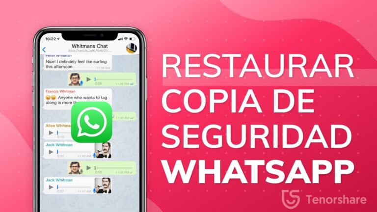 Cómo restaurar copia de seguridad de WhatsApp en iPhone desde iCloud.