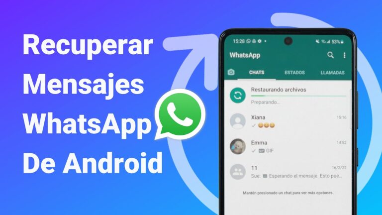 Recupera tus mensajes de WhatsApp gratis y sin copia de seguridad